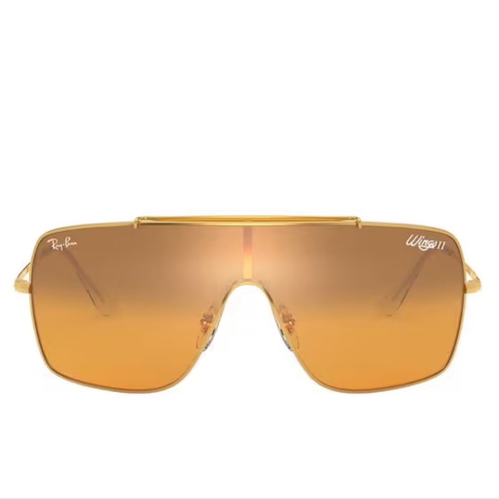Ray-Ban Gold Shield Sunglasses